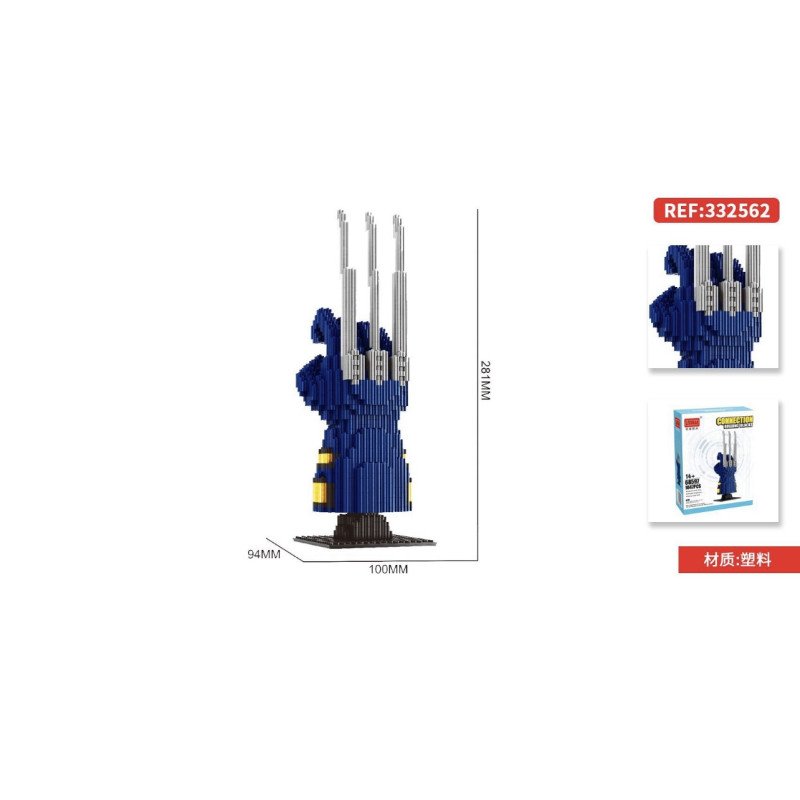 KLOCKI 68597 RĘKAWICZCE KLOCKI 68597 RĘKAWICZCE