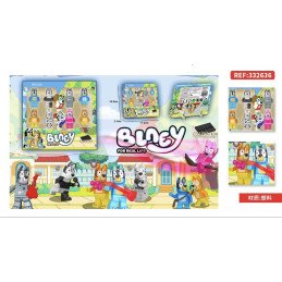 ZESTAW 8SZT FIGURKI BLUEY
