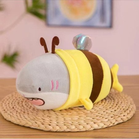 PLUSZOWA MASKOTKA PSZCZOŁA REKIN 25CM