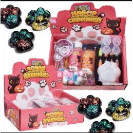 ZESTAW DO ROBIENIA SQUISHY KOCIA ŁAPKA DIY