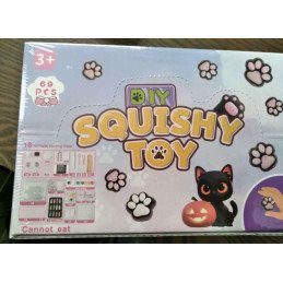 ZESTAW DO ROBIENIA SQUISHY KOCIA ŁAPKA DIY