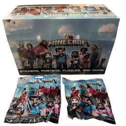 SASZETKI FIGURKI + KARTA MINECRAFT NAJNOWSZY SERIA
