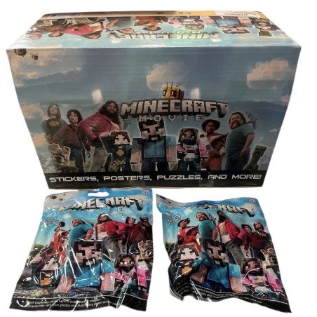SASZETKI FIGURKI + KARTA MINECRAFT NAJNOWSZY SERIA