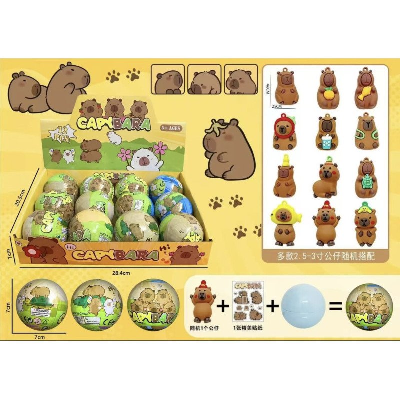 KULA SURPRISE Z FIGURKĄ KAPIBARA KULA SURPRISE Z FIGURKĄ KAPIBARA