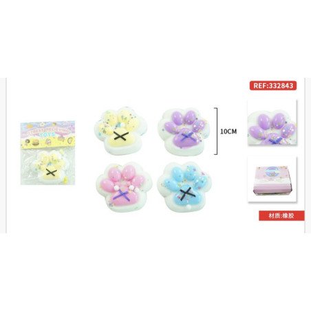 SQUISHY GNIOTEK KOCIA ŁAPKA 10CM 200G