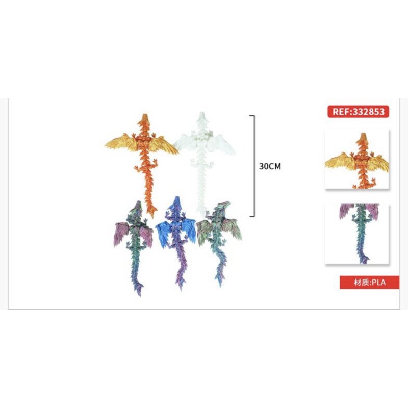 ZABAWKA 3D ZWIERZĄT SMOK 30CM ZABAWKA 3D ZWIERZĄT SMOK 30CM