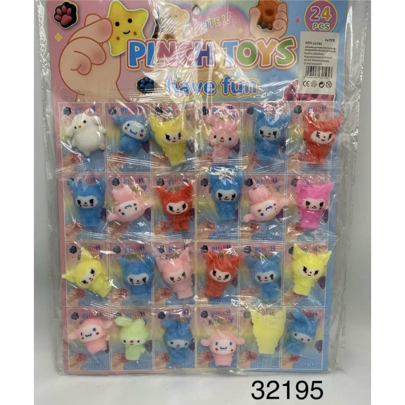 SQUISHY GNIOTEK 24SZT MINI KUROMI SQUISHY GNIOTEK 24SZT MINI KUROMI