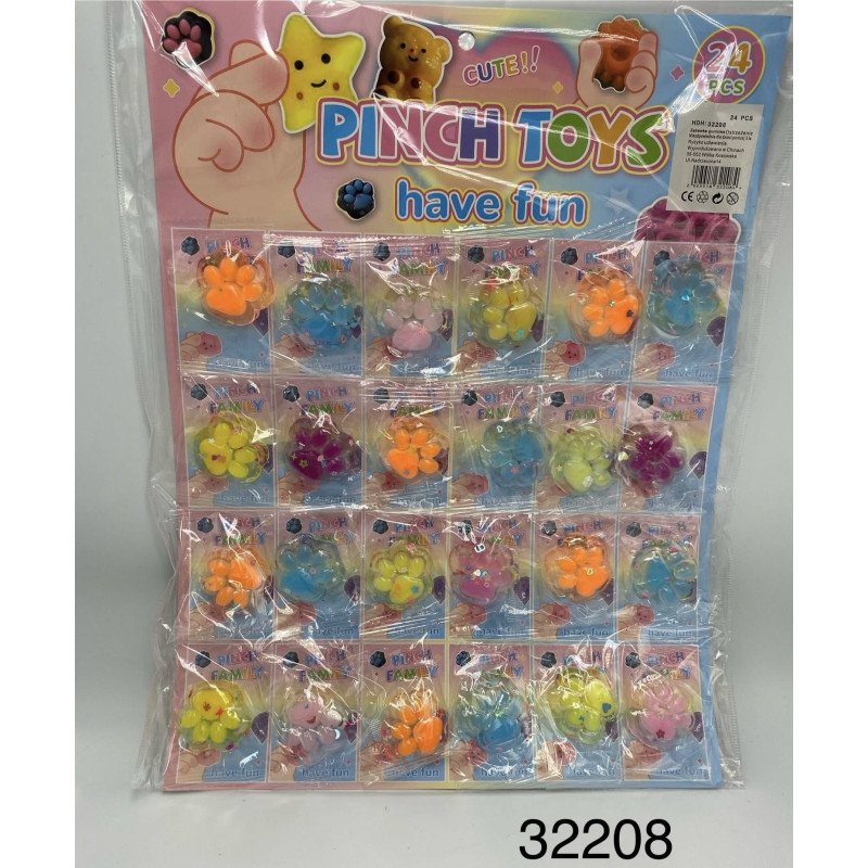 SQUISHY GNIOTEK 24SZST MINI KOCIA ŁAPKA SQUISHY GNIOTEK 24SZST MINI KOCIA ŁAPKA