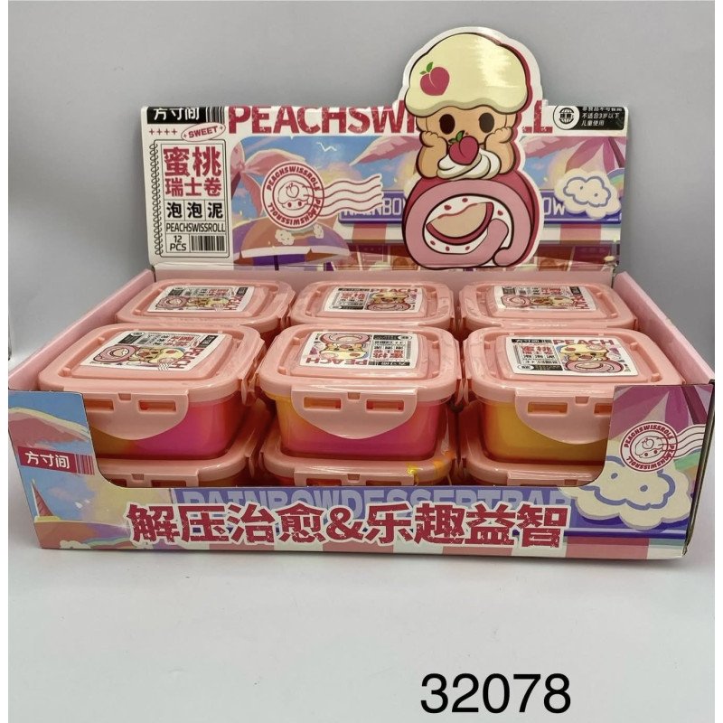 ZABAWKA GLUTY SLIME PEACH SWEET ZABAWKA GLUTY SLIME PEACH SWEET