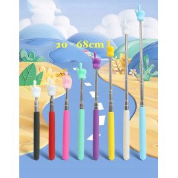 WSKAŹNIK DLA NAUCZYCIELA WYSOWANY DRĄŻEK WSKAZÓWKA 20 - 68CM