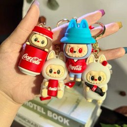 BRELOK GUMOWY LABUBU COCA COLA