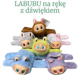MASKOTKA LABUBU NA RĘKĘ Z DŹWIĘKIEM