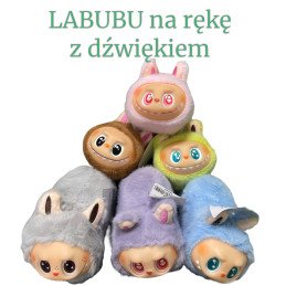 MASKOTKA LABUBU NA RĘKĘ Z DŹWIĘKIEM