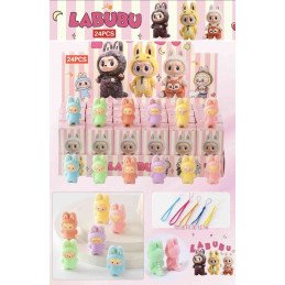 BRELOK FIGURKI LABUBU W SASZETKI + PUDEŁKO