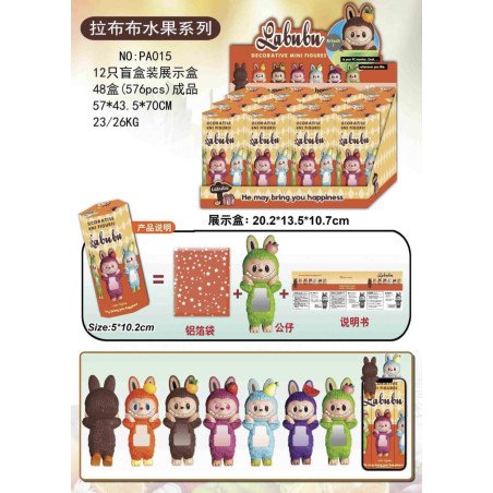 MINI FIGURKI DEKORACYJNE LABUBU SONNY ANGEL