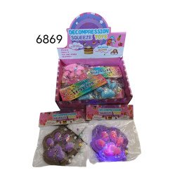 SQUISHY GNIOTEK KOCIA ŁAPKA DUŻA LEDOWE