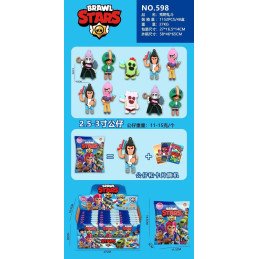 SASZETKI FIGURKI + KARTA BRAWLS STARS