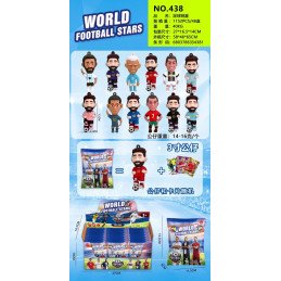 SASZETKI FIGURKI + KARTA PIŁKARSKIE FOOTBALL STARS