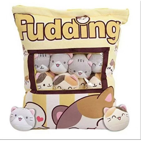 PODUSZKA SNACK PUDDING 8SZT KOTY 45*38CM