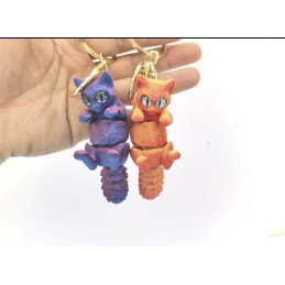 BRELOK FIGURKI 3D PRINTED KOTY