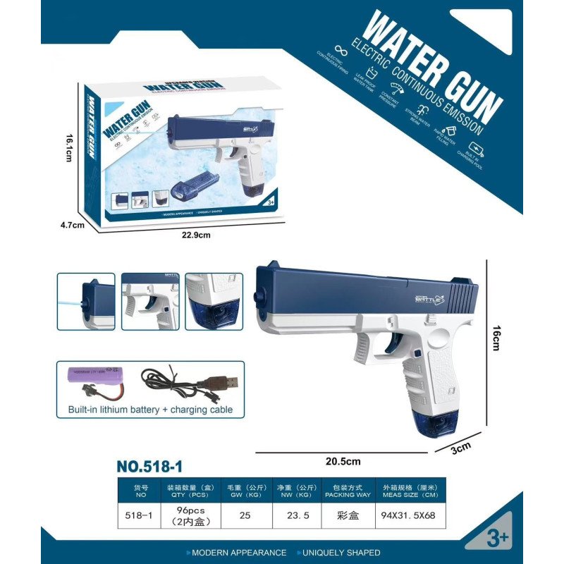 PISTOLET ELEKTRYCZNY NA WODĘ