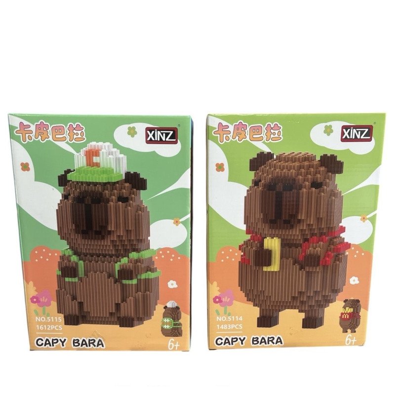 KLOCKI 5114 1500PCS+ KAPIBARA