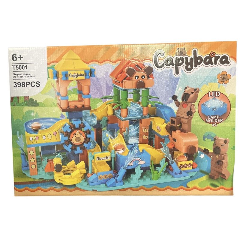 KLOCKI 398PCS KAPIBARA LED