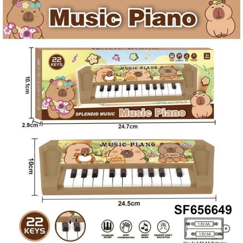 ZABAWKOWE PIANINO KAPIBARA ZABAWKOWE PIANINO KAPIBARA