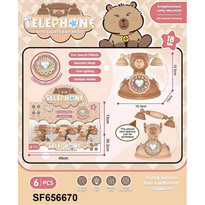 ZABAWKA TELEFON KAPIBARA