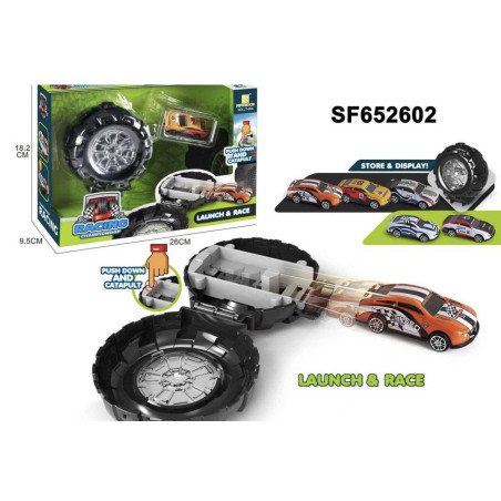 SAMOCHÓD ZABAWKOWY RACING LAUNCH & RACE