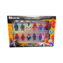 ZESTAW 12SZT FIGUREK THE AMAZING SPIDER MAN