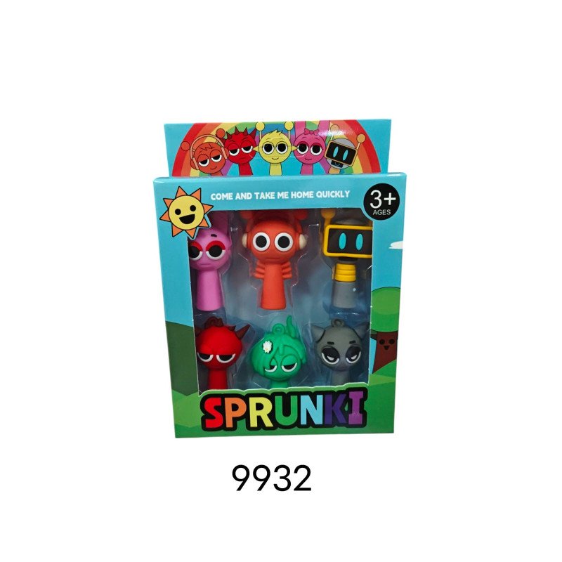 ZESTAW 6SZT FIGURKI SPRINKI