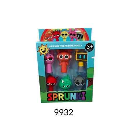ZESTAW 6SZT FIGURKI SPRINKI