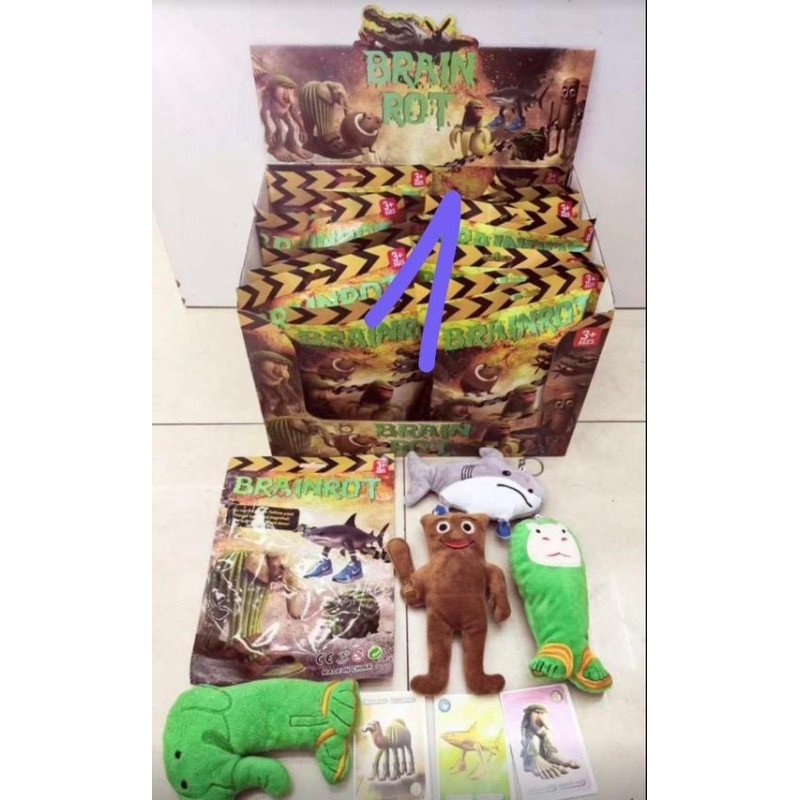 SASZETKI BRELOK BRAIN ROT + KARTA