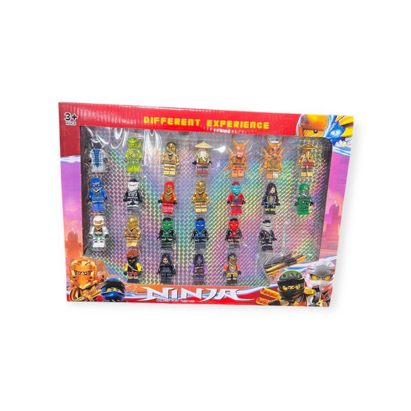 ZESTAW 24SZT FIGUREK NINJA ZESTAW 24SZT FIGUREK NINJA