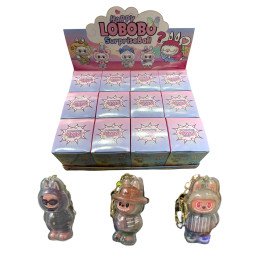 BRELOK LABUBU FIGURKI W SASZETKI + PUDEŁKO