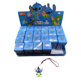 BRELOK MINI STITCH FIGURKI W SASZETKI + PUDEŁKO