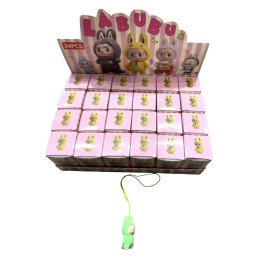 BRELOK MINI LABUBU FIGURKI W SASZETKI + PUDEŁKO