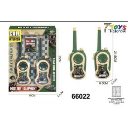 ZABAWKOWY KROTKOFALOWKA WALKIE TALKIE MILITARY