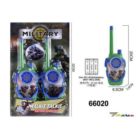 ZABAWKOWY KROTKOFALOWKA WALKIE TALKIE MILITARY