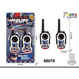ZABAWKOWY KROTKOFALOWKA WALKIE TALKIE POLICE