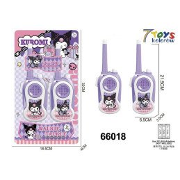 ZABAWKOWY KROTKOFALOWKA WALKIE TALKIE KUROMI