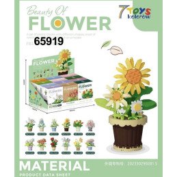 KLOCKI KWIATY BEAUTY OF FLOWER