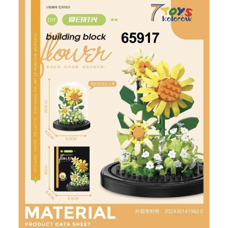 KLOCKI KWIATY FLOWER