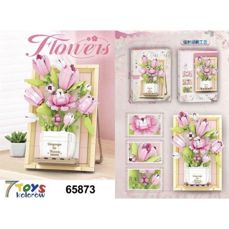 KLOCKI KWIATY FLOWERS