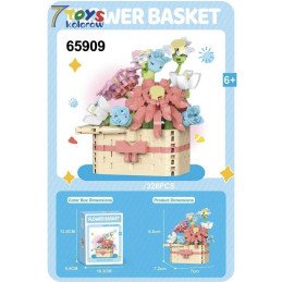 KLOCKI KWIATY FLOWER BASKET