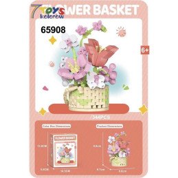 KLOCKI KWIATY FLOWER BASKET