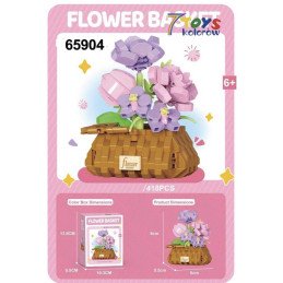 KLOCKI KWIATY FLOWER BASKET
