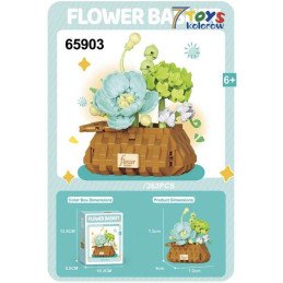 KLOCKI KWIATY FLOWER BASKET