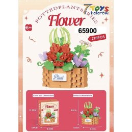 KLOCKI KWIATY FLOWER BASKET